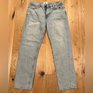 BDG Men's Faded Blue Straight Jeans